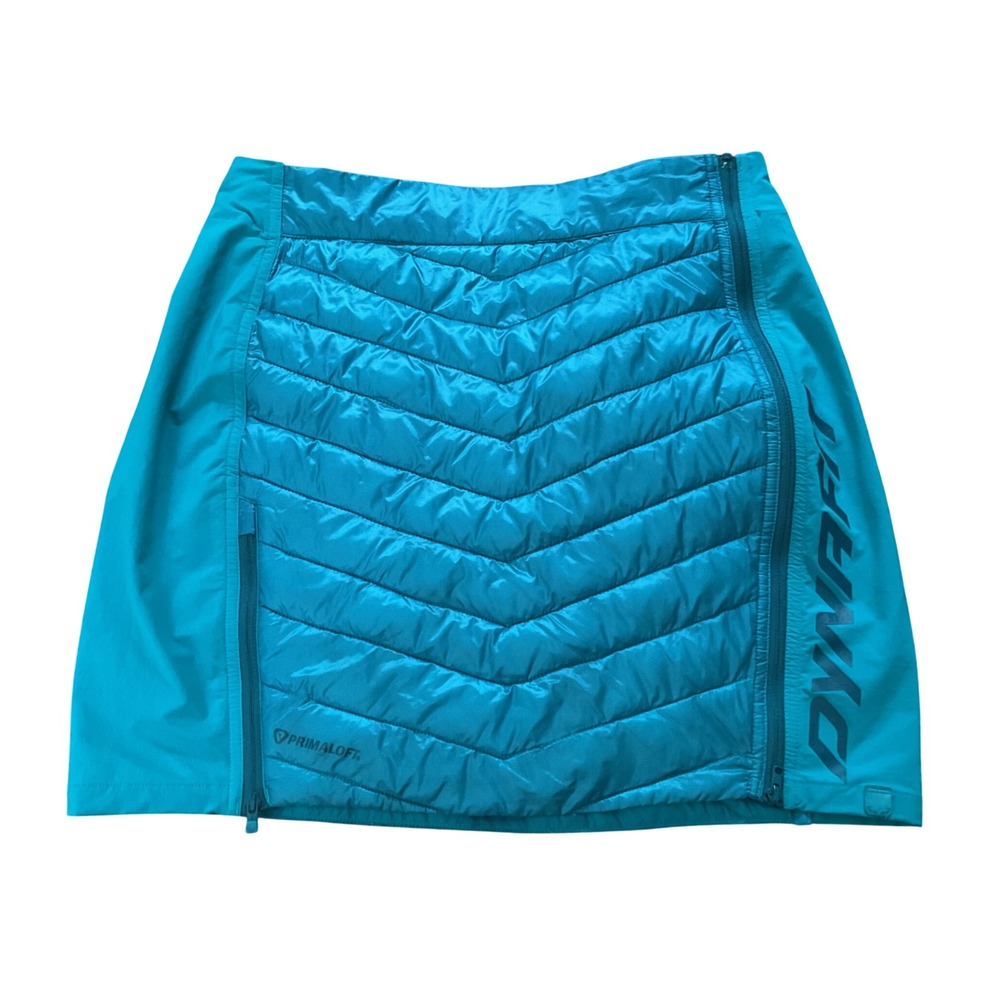 Dynafit Primaloft Insulated Puffy Skirt Teal Blue Ski Touring Hiking Womens S